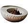 Magura 13" Wide Snow White Modern Ceramic Bowl