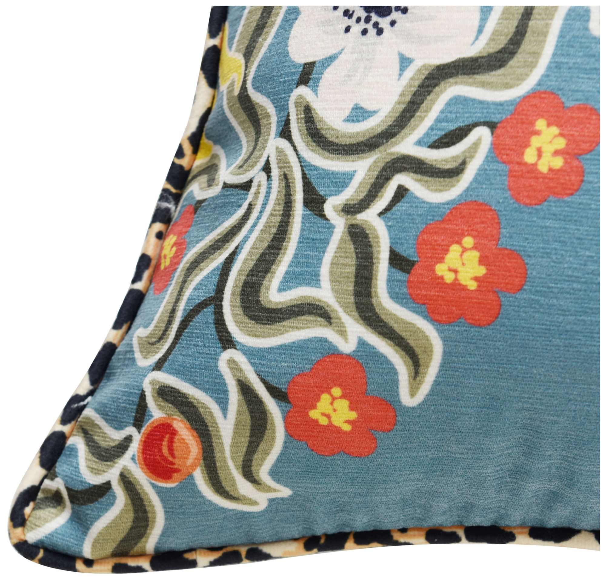 Image 6 Maharaja Monkey 24 x 24 Blue Gray Pillow more views