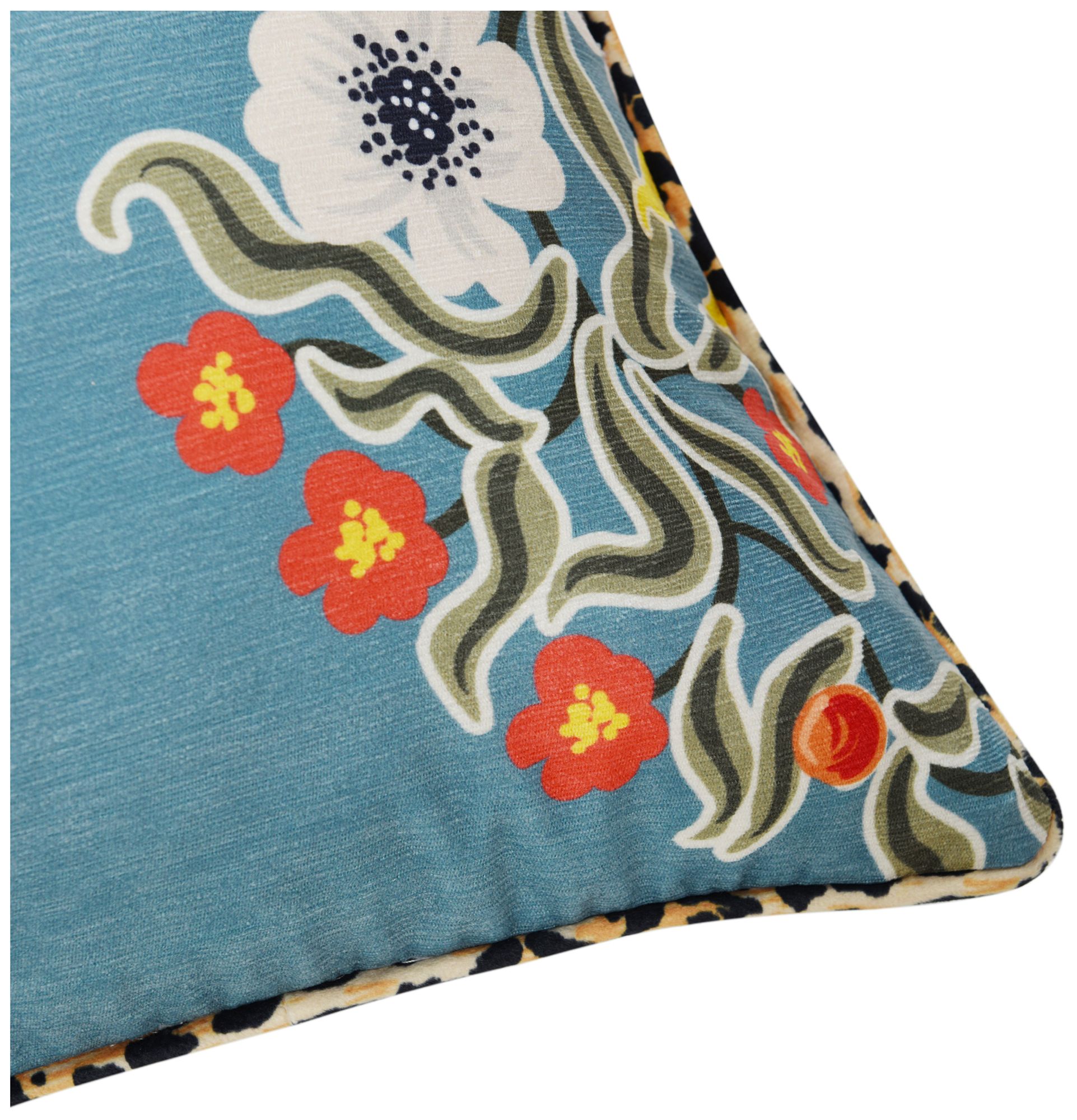 Image 6 Maharaja Monkey 24 x 24 Blue Gray Pillow more views