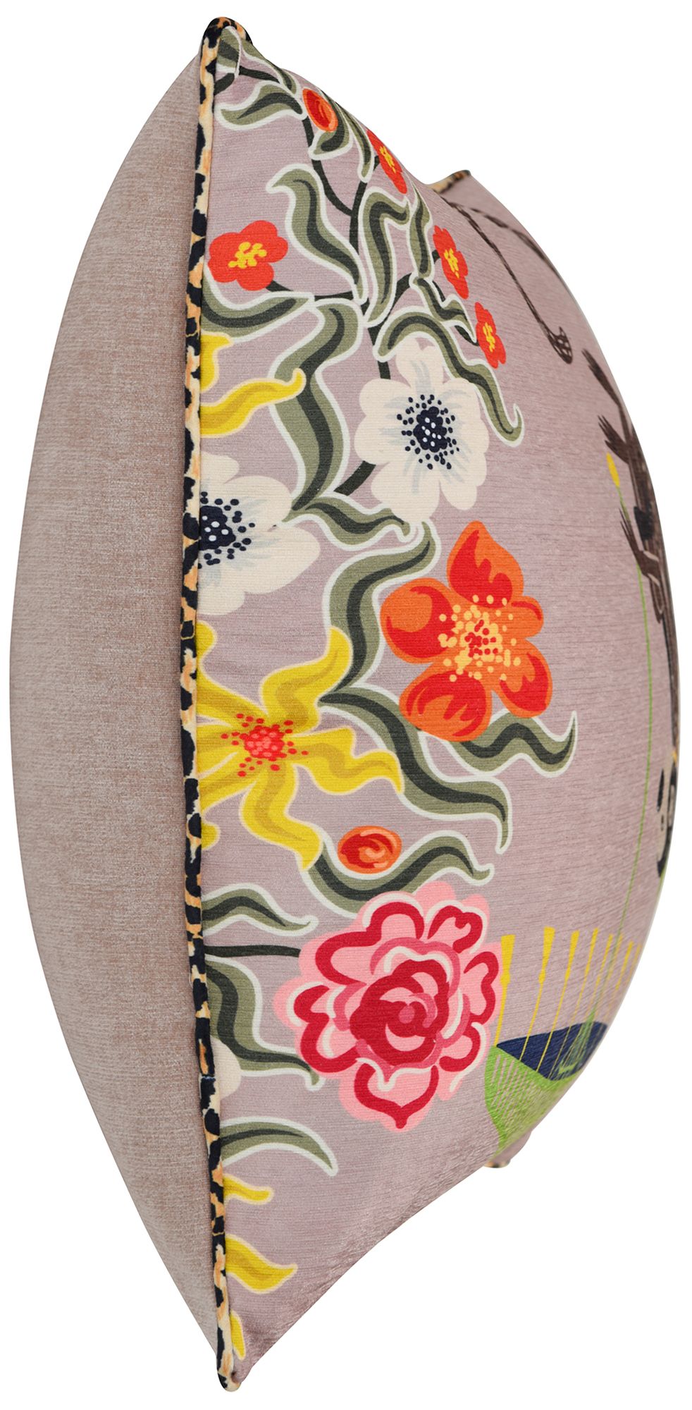 Image 3 Maharaja Monkey 24 x 24 Blush Pillow more views