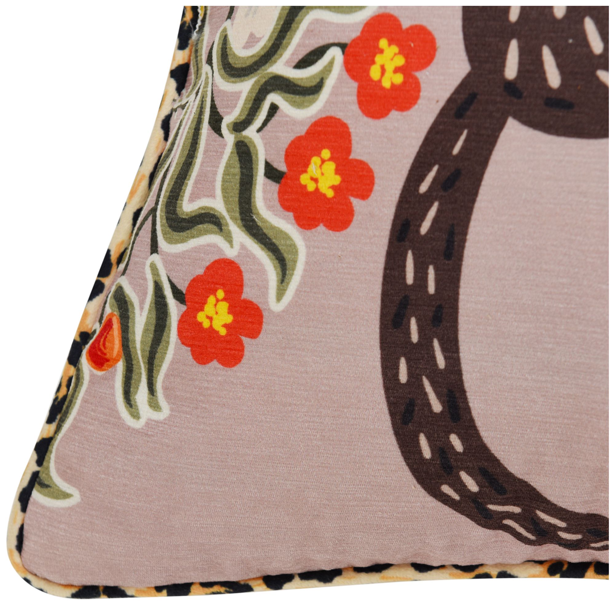 Image 6 Maharaja Monkey 24 x 24 Blush Pillow more views