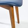 Mai Blue Leatherette Side Chairs Set of 2