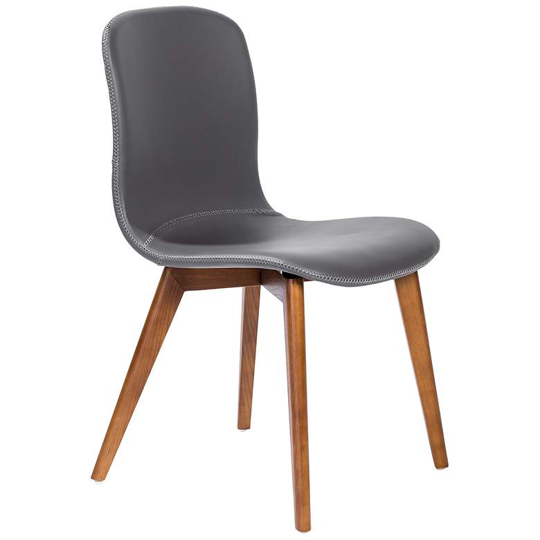 Image 7 Mai Gray Leatherette Side Chairs Set of 2 more views