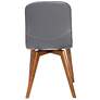 Mai Gray Leatherette Side Chairs Set of 2