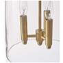 3_Maiden Glass Pendant (Natural Brass) more views