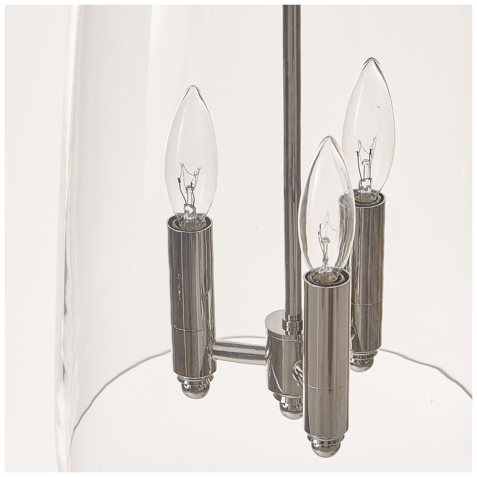 Image 3 Maiden Glass Pendant (Polished Nickel) more views