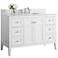 Maili White 48" Italian Marble Single Sink Vanity