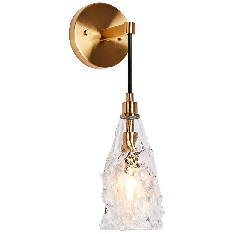 Image 1 Mailliaosbin 16 1/2" High Gold Wall Sconce