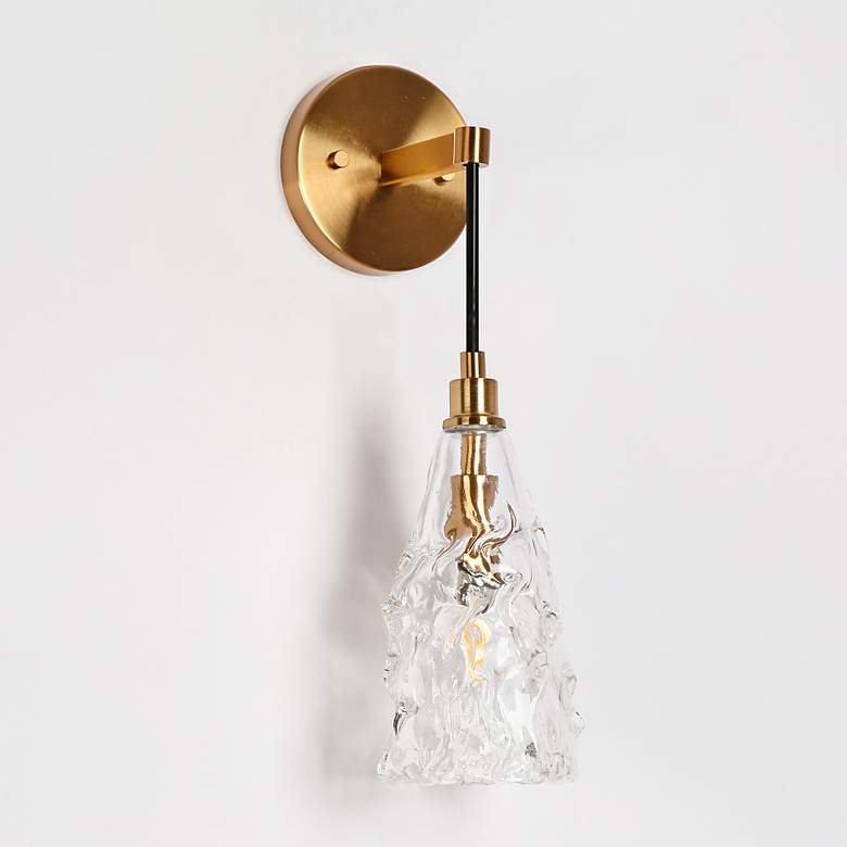 Image 3 Mailliaosbin 16 1/2" High Gold Wall Sconce more views