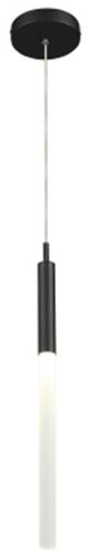 Image 2 Main Street 1-Light 1"W Pendant in Black/Frost more views