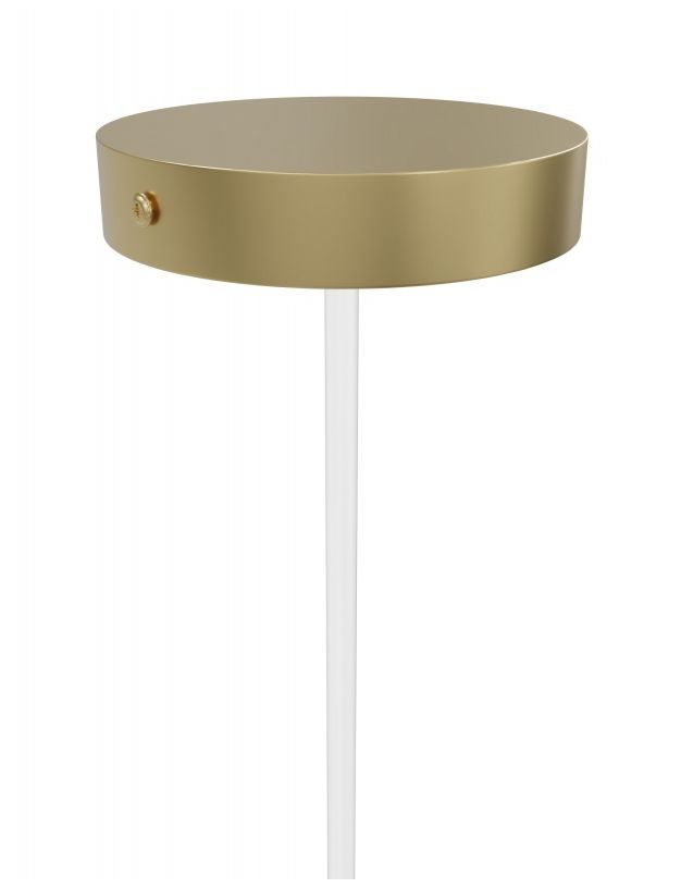Image 3 Main Street 1-Light 1"W Pendant in Brushed Brass/Snow more views