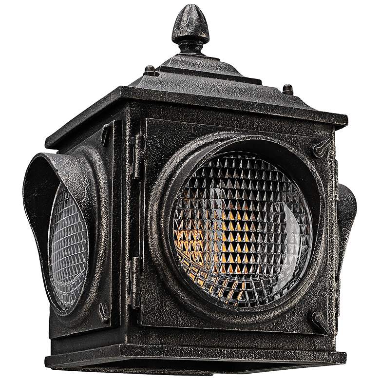 Image 1 Main Street 13 inchH LED Vintage Pewter Outdoor Wall Light