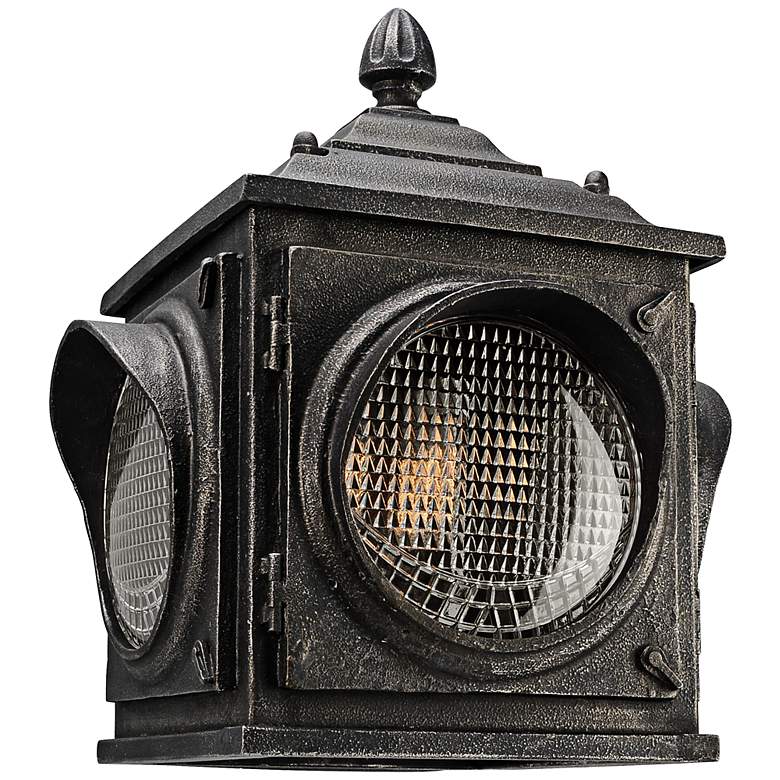 Image 1 Main Street 16 inchH LED Vintage Pewter Outdoor Wall Light