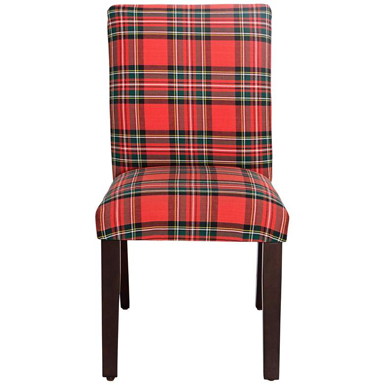 Main Street Ancient Stewart Red Fabric Dining Chair more views
