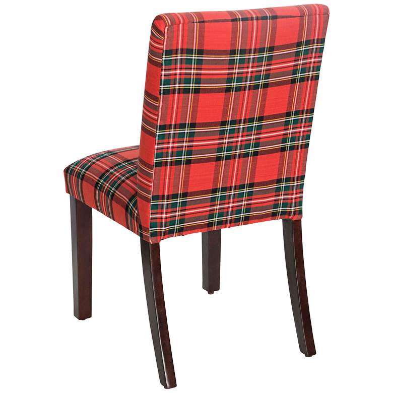 Main Street Ancient Stewart Red Fabric Dining Chair more views