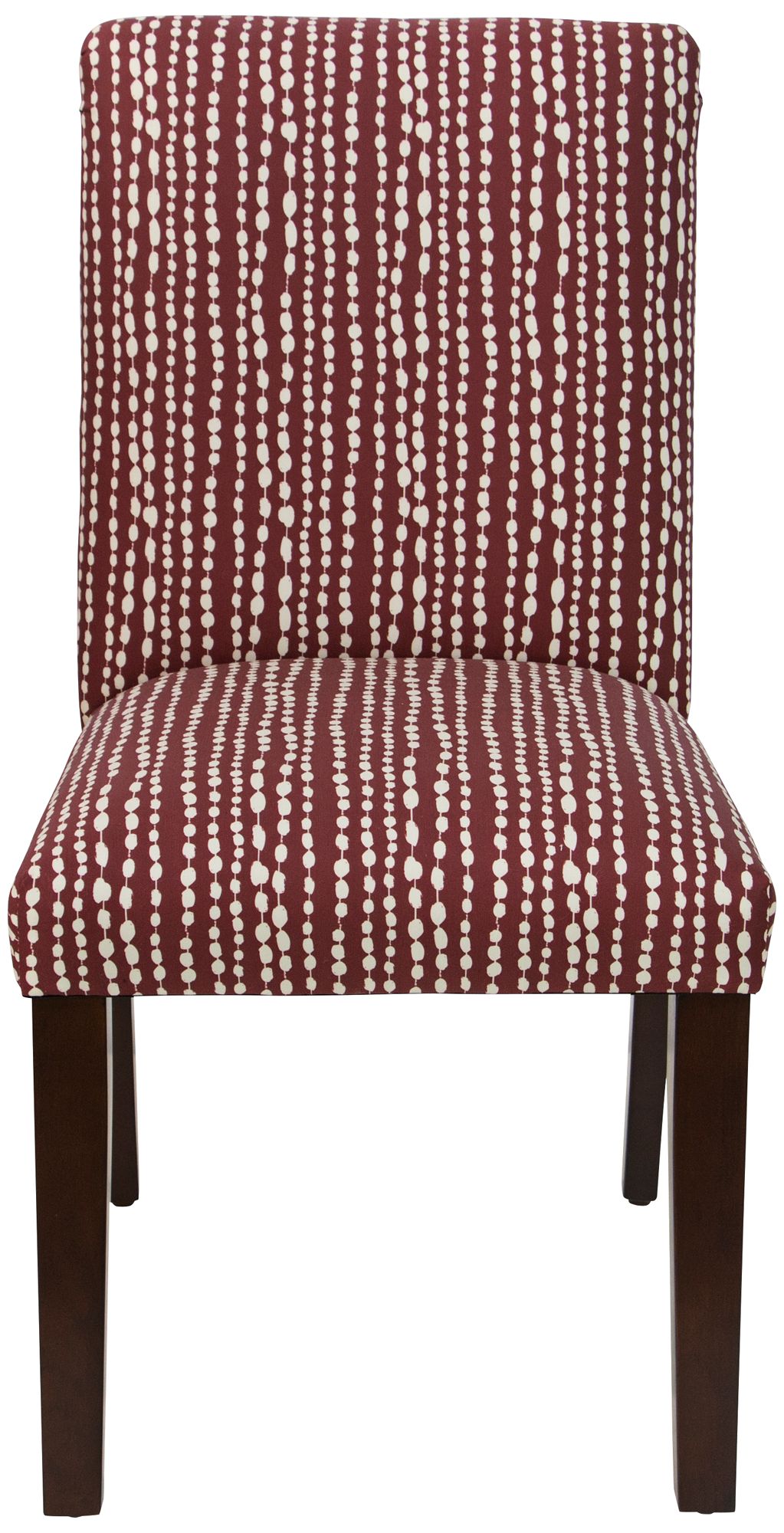Image 2 Main Street Line Dot Holiday Red Fabric Dining Chair - Made to Order more views
