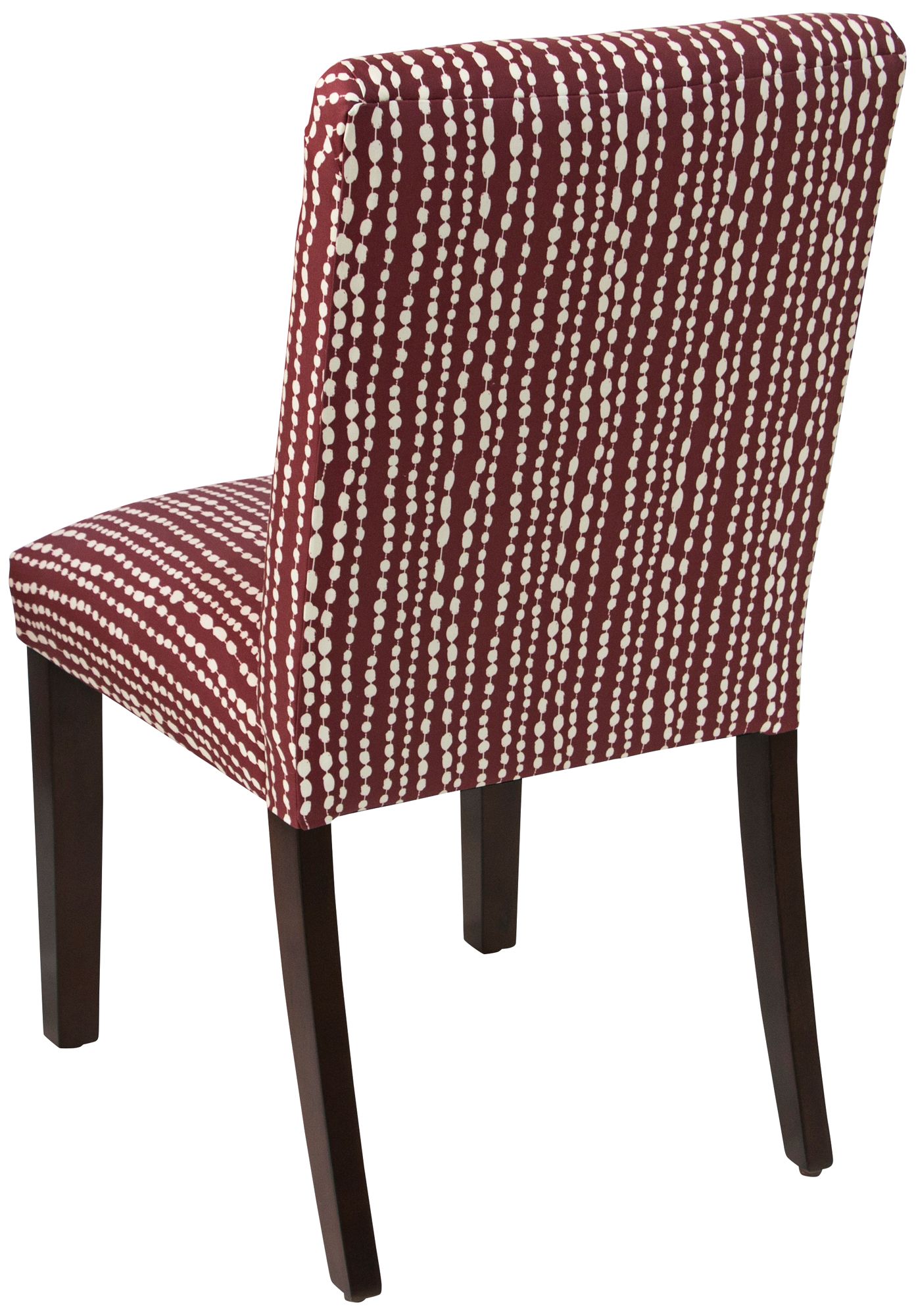 Image 4 Main Street Line Dot Holiday Red Fabric Dining Chair - Made to Order more views