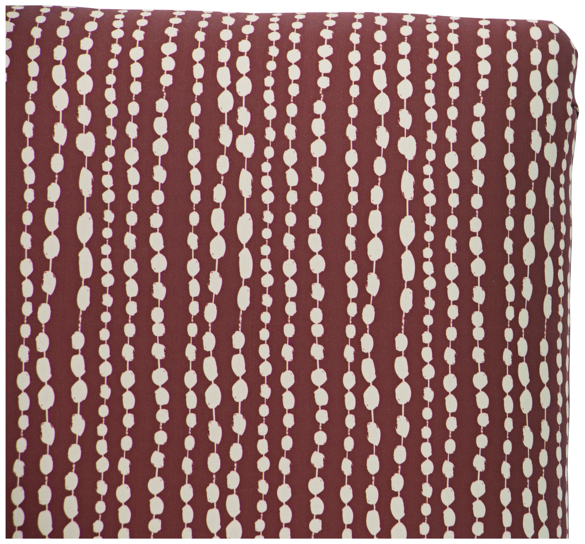 Main Street Line Dot Holiday Red Fabric Dining Chair - Made to Order