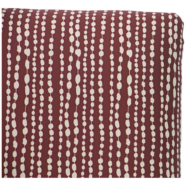Image 5 Main Street Line Dot Holiday Red Fabric Dining Chair more views