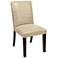 Main Street Polished Gold Fabric Dining Chair
