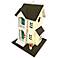 Main Street Townhome Yellow Cottage Birdhouse