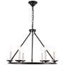 2_Maine 6 Lt Black Chandelier