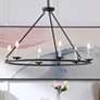 1_Maine 6 Lt Black Chandelier