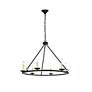 Thumbnail3 of Maine Collection Chandelier D32.4 H23.25 Lt:6 Black Finish more views