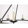 Thumbnail4 of Maine Collection Chandelier D32.4 H23.25 Lt:6 Black Finish more views