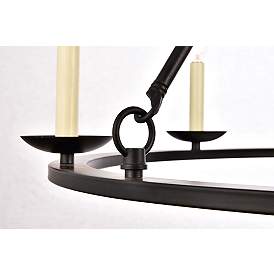 Image5 of Maine Collection Chandelier D32.4 H23.25 Lt:6 Black Finish more views