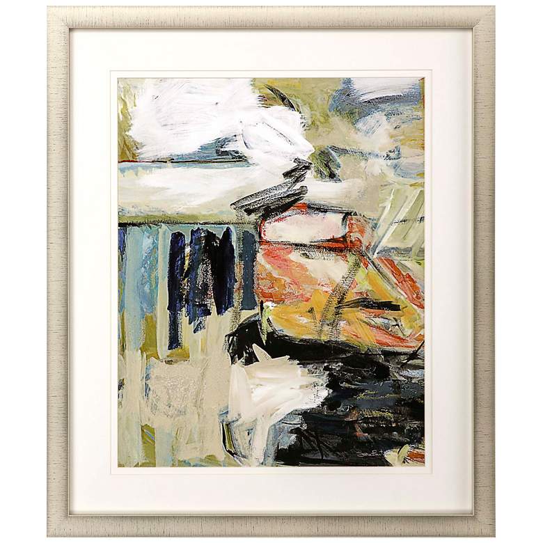 Image 3 Mainstream I 38" High Framed Exclusive Giclee Wall Art