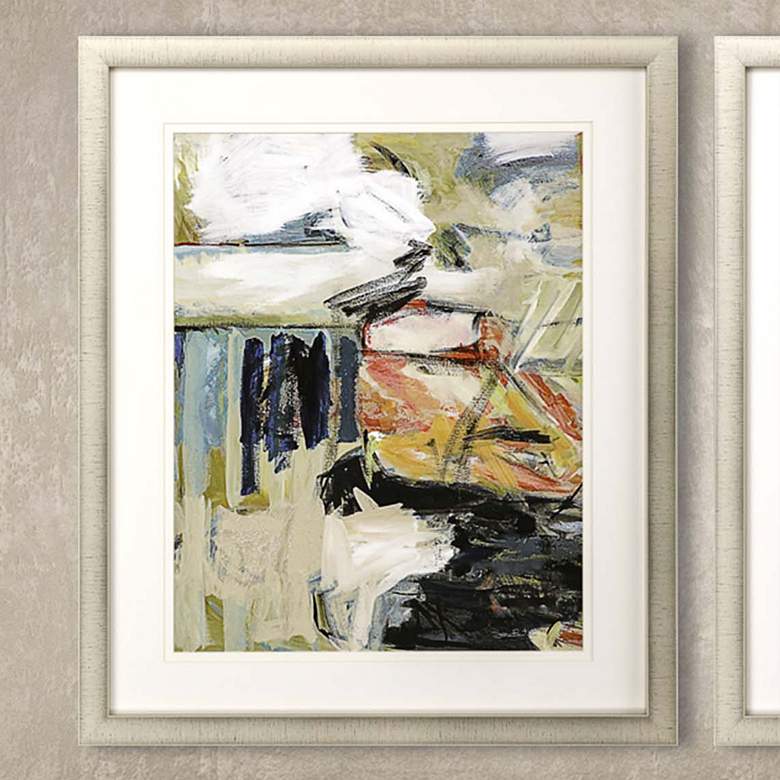 Image 2 Mainstream I 38" High Framed Exclusive Giclee Wall Art