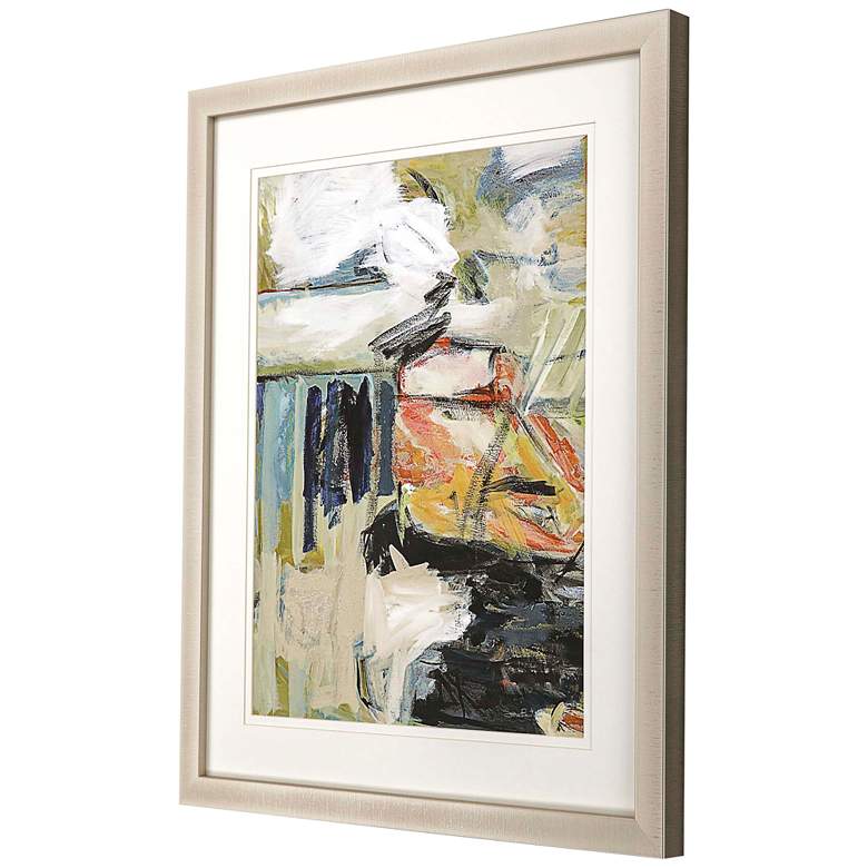 Image 6 Mainstream I 38" High Framed Exclusive Giclee Wall Art more views