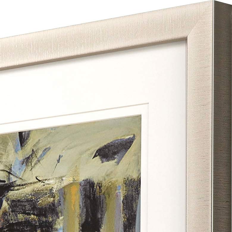 Image 5 Mainstream II 38" High Framed Exclusive Giclee Wall Art more views