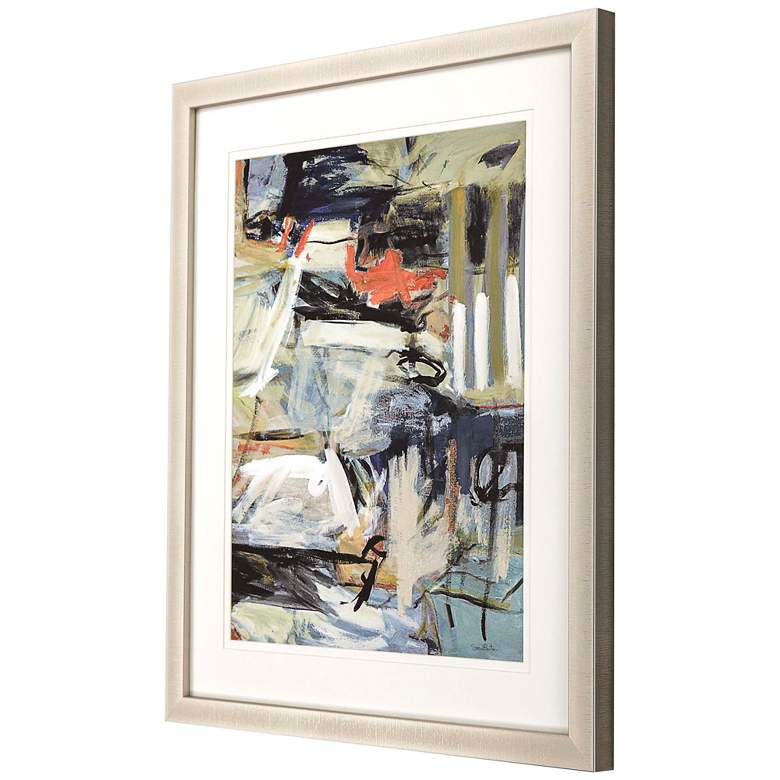 Image 6 Mainstream II 38" High Framed Exclusive Giclee Wall Art more views