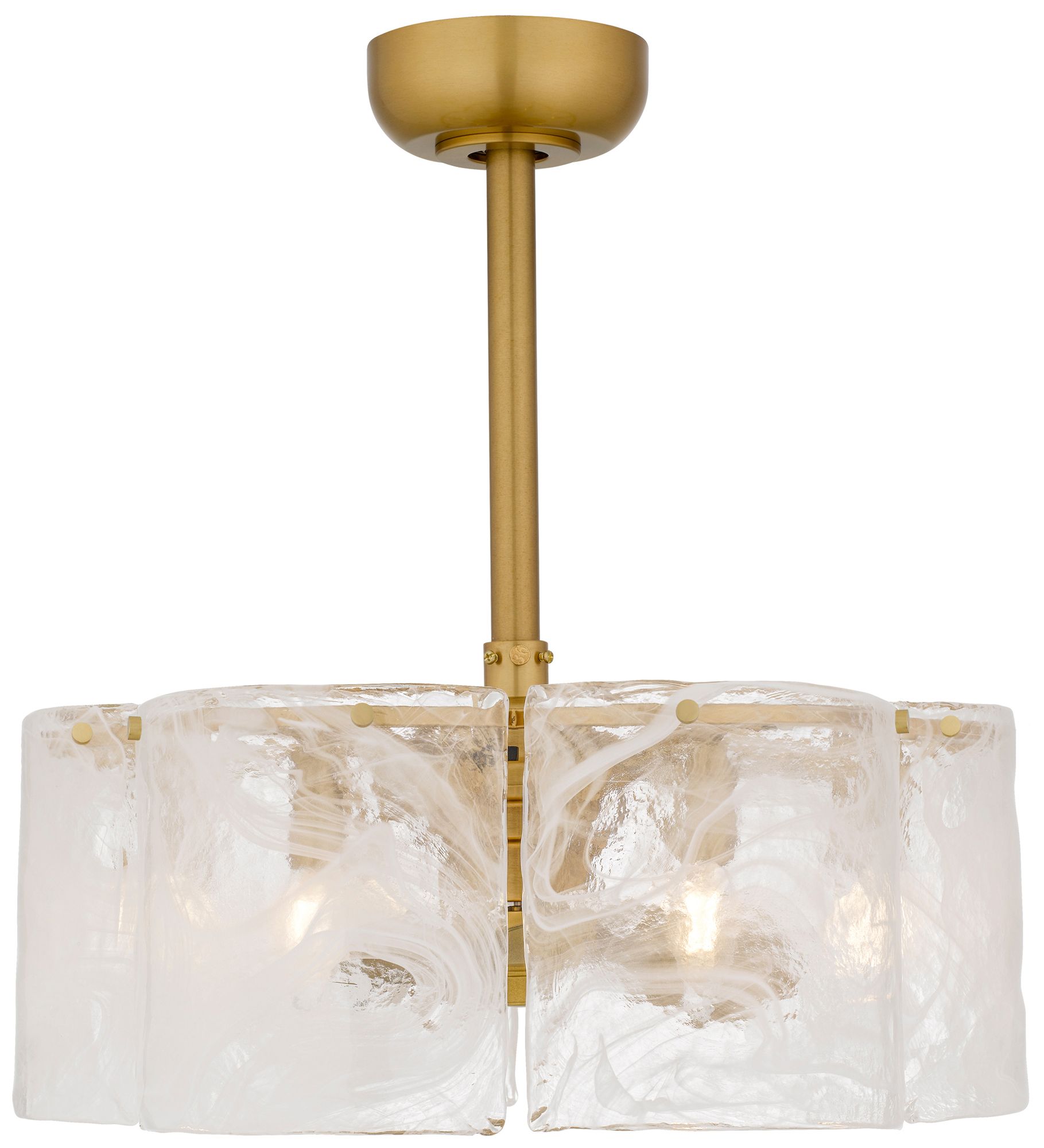 Image 4 Maisie 6-Light Brushed Gold Ceiling Fan Light more views