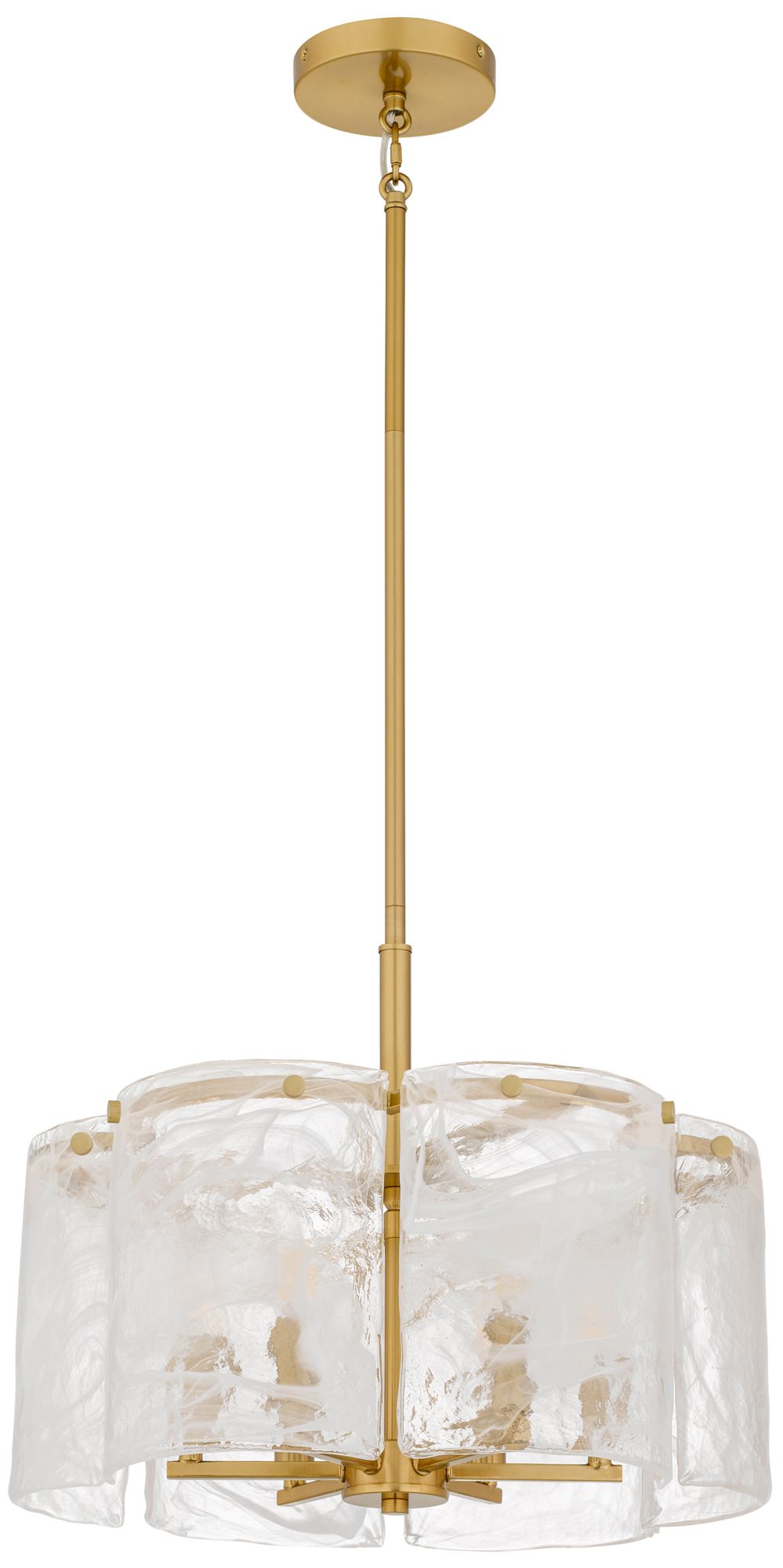 Image 2 Maisie 6-Light Brushed Gold Pendant Light more views