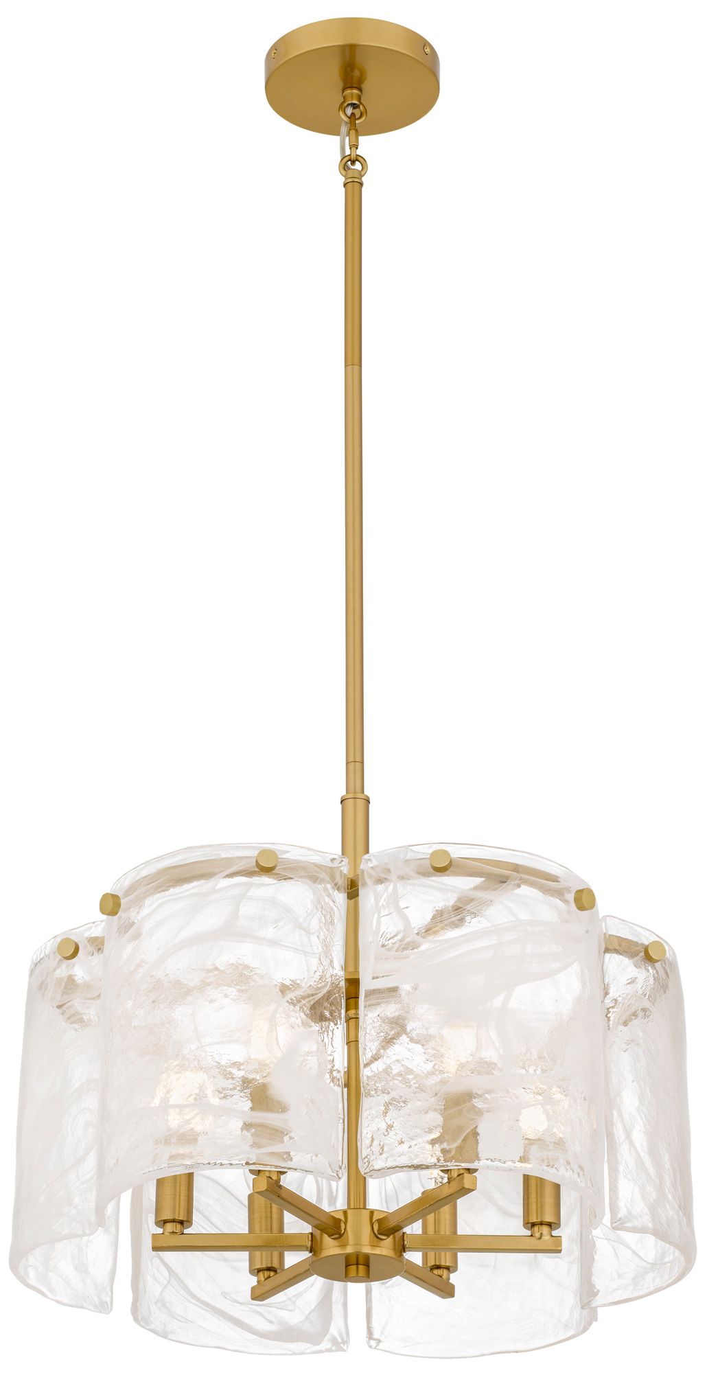Image 4 Maisie 6-Light Brushed Gold Pendant Light more views
