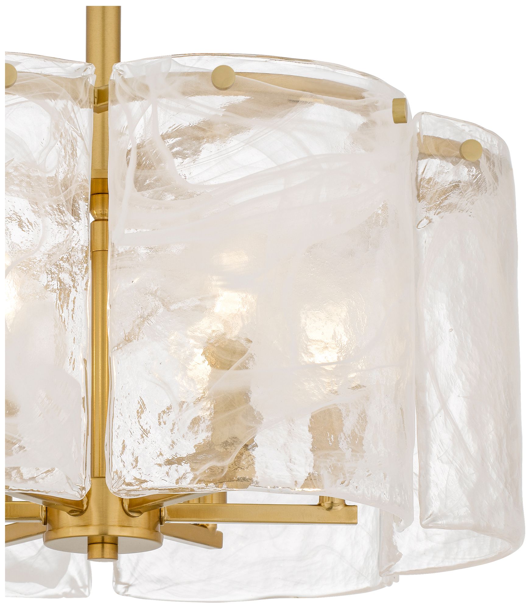 Image 5 Maisie 6-Light Brushed Gold Pendant Light more views