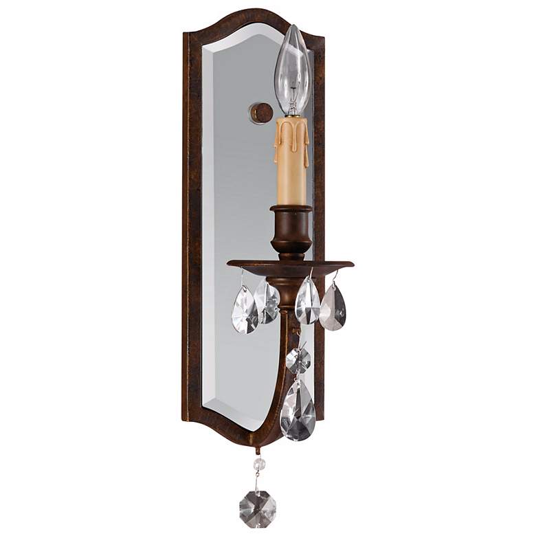 Image 1 Maison Avenue 17" High Tortoise Shell Wall Sconce