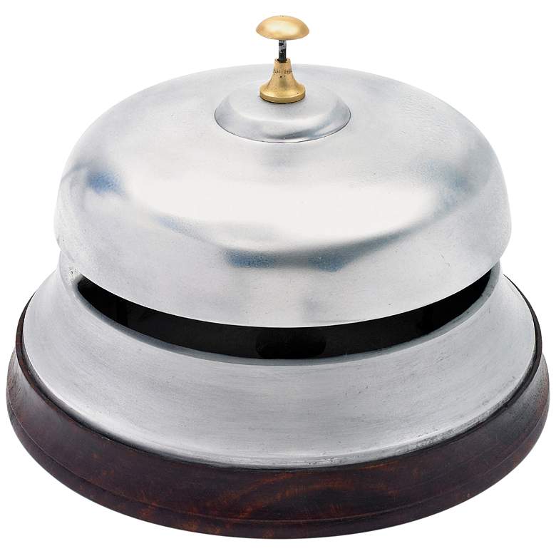 Image 1 Maison Home Deck Hand Polished Silver Bell