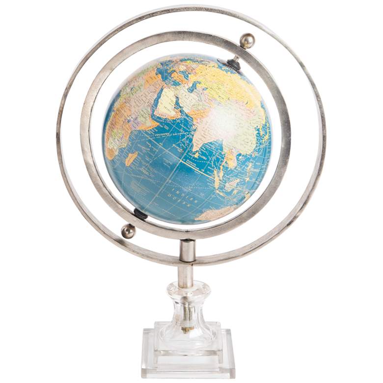 Image 1 Maison Home Macnee Brushed Nickel and Multi-Color Globe