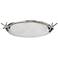 Maison Home Northshore White and Polished Nickel Tray