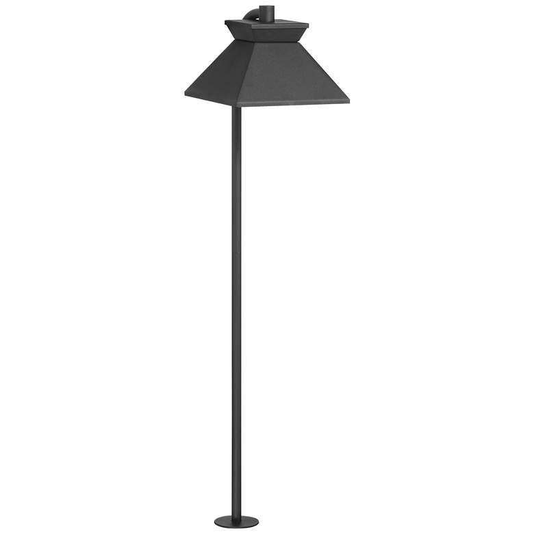 Image 2 Maitland 26" High Textured Black LED Outdoor Path Light