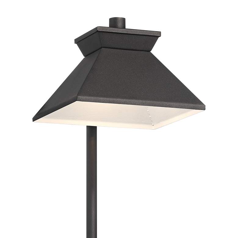 Image 3 Maitland 26" High Textured Black LED Outdoor Path Light more views