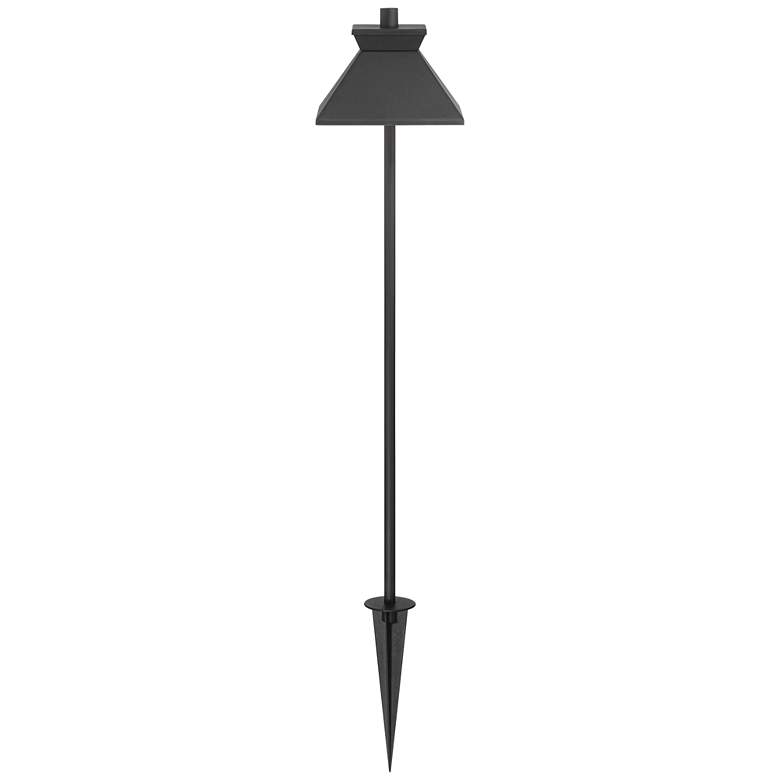 Image 4 Maitland 26" High Textured Black LED Outdoor Path Light more views