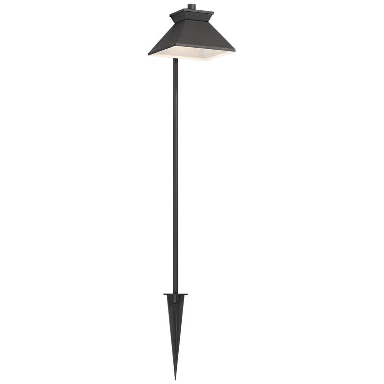 Image 5 Maitland 26" High Textured Black LED Outdoor Path Light more views