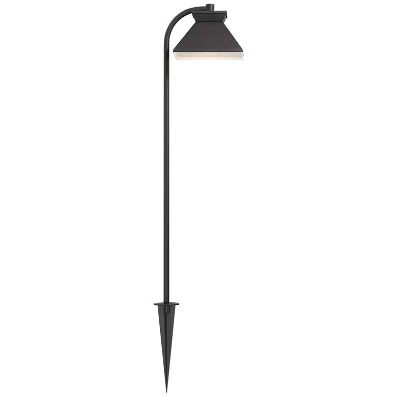 Image 6 Maitland 26" High Textured Black LED Outdoor Path Light more views