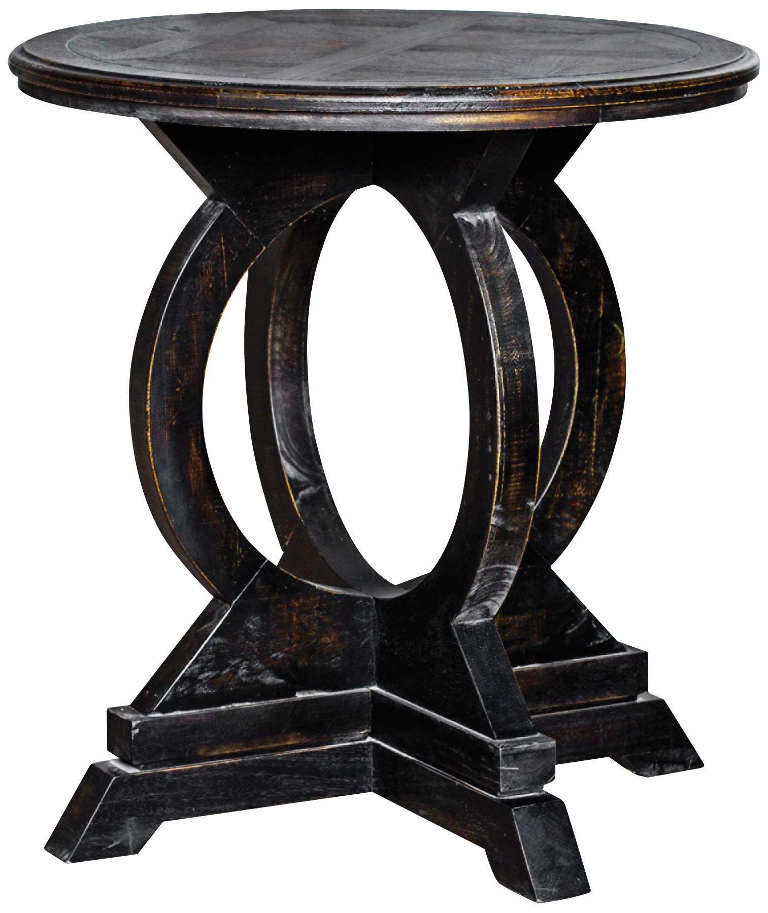 black wood end table