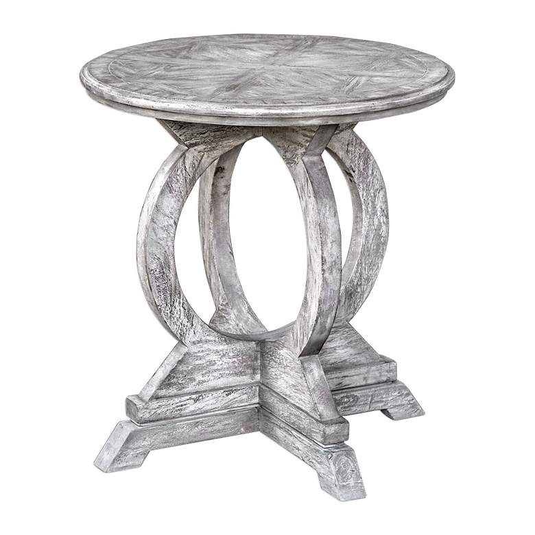 Image 4 Maiva White Side Table more views